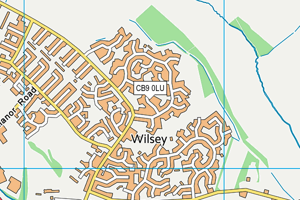 CB9 0LU map - OS VectorMap District (Ordnance Survey)