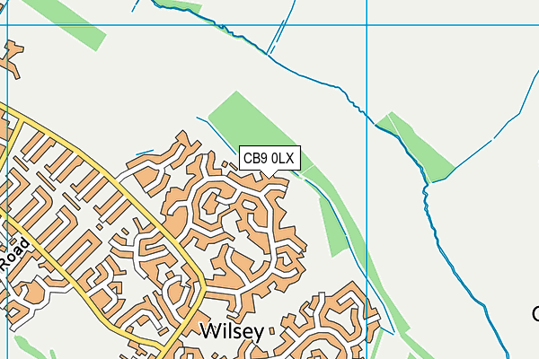CB9 0LX map - OS VectorMap District (Ordnance Survey)