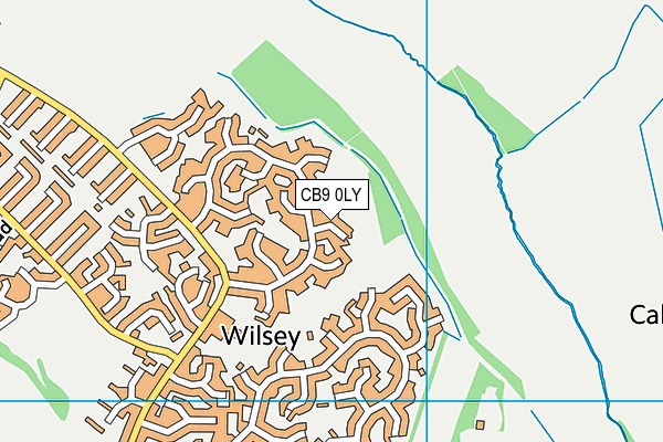 CB9 0LY map - OS VectorMap District (Ordnance Survey)