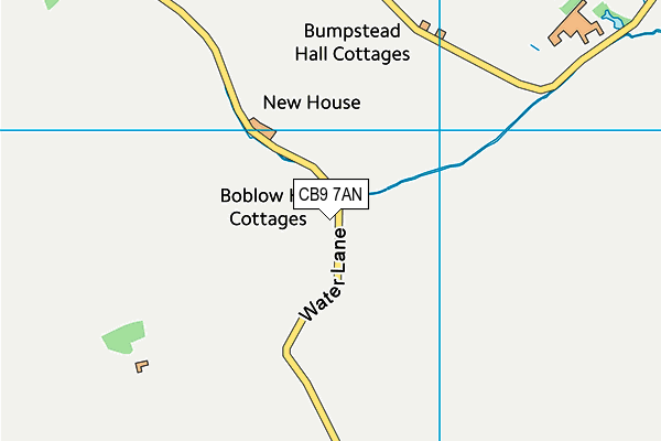 CB9 7AN map - OS VectorMap District (Ordnance Survey)