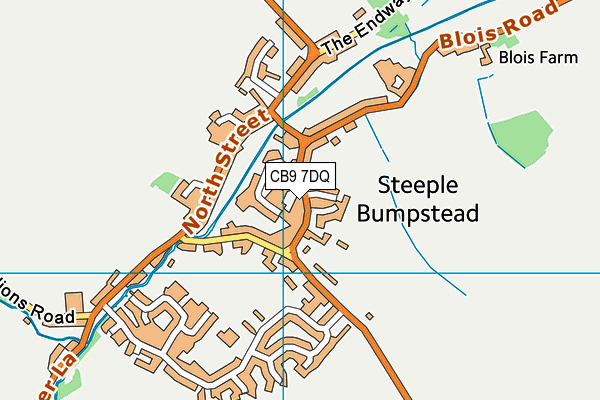 Map of THE FOX AND HOUNDS BUMPSTEAD LTD at district scale