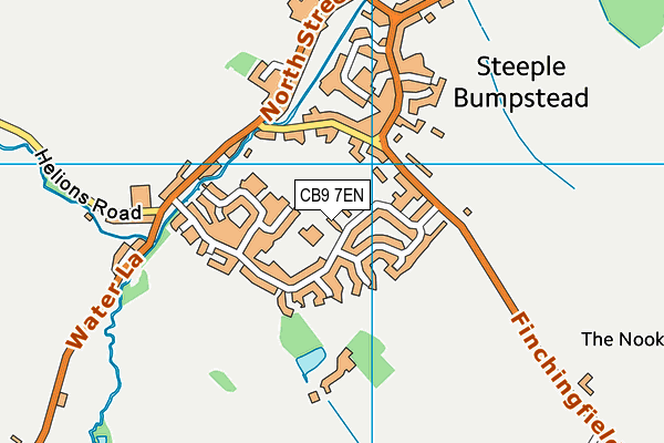 CB9 7EN map - OS VectorMap District (Ordnance Survey)