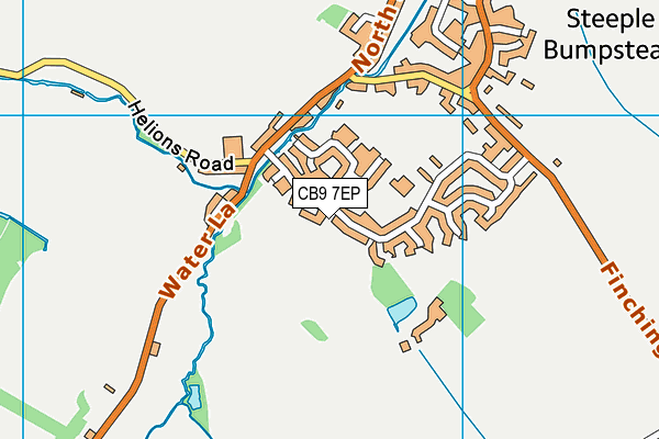 CB9 7EP map - OS VectorMap District (Ordnance Survey)
