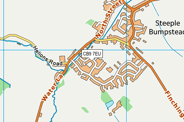 CB9 7EU map - OS VectorMap District (Ordnance Survey)