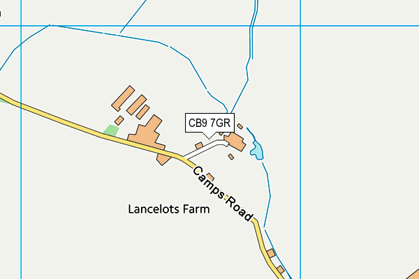 CB9 7GR map - OS VectorMap District (Ordnance Survey)