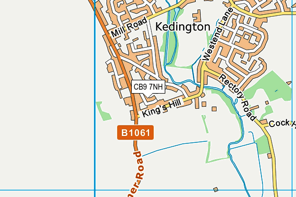 CB9 7NH map - OS VectorMap District (Ordnance Survey)