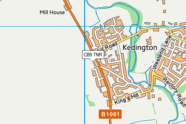 CB9 7NR map - OS VectorMap District (Ordnance Survey)