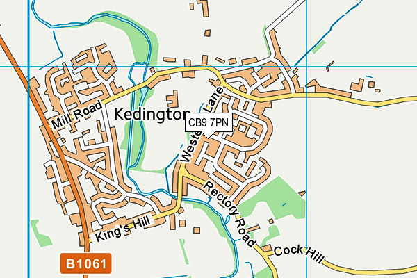 CB9 7PN map - OS VectorMap District (Ordnance Survey)