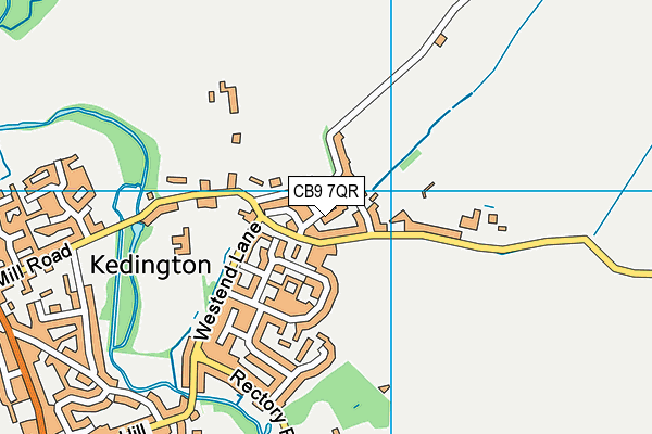 CB9 7QR map - OS VectorMap District (Ordnance Survey)