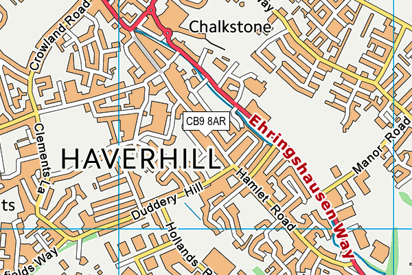 Map of D FINE HAVERHILL LIMITED at district scale