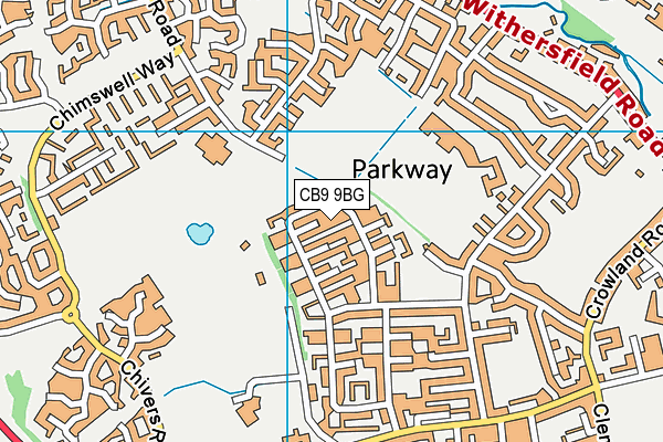 CB9 9BG map - OS VectorMap District (Ordnance Survey)
