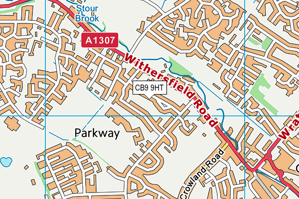 CB9 9HT map - OS VectorMap District (Ordnance Survey)