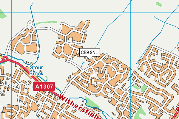 CB9 9NL map - OS VectorMap District (Ordnance Survey)