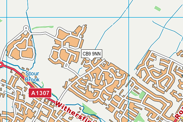 CB9 9NN map - OS VectorMap District (Ordnance Survey)