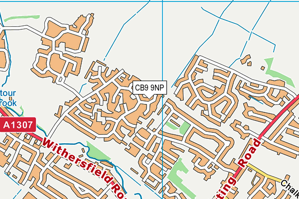 CB9 9NP map - OS VectorMap District (Ordnance Survey)