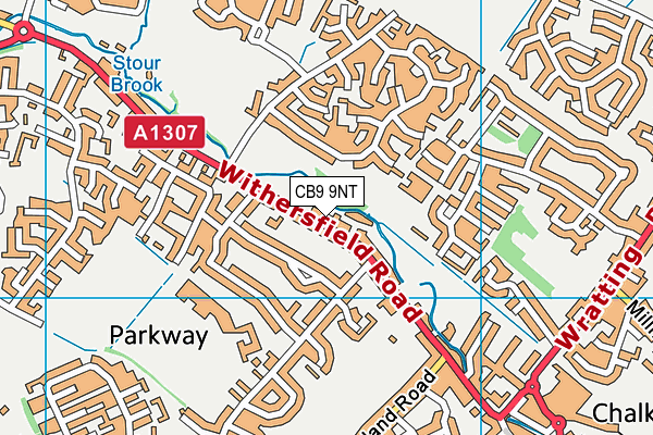 CB9 9NT map - OS VectorMap District (Ordnance Survey)