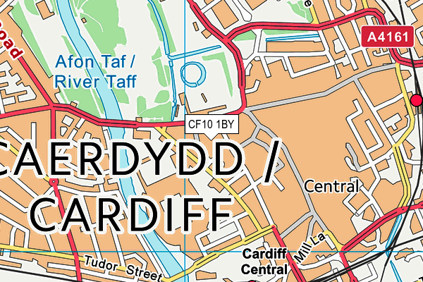 CF10 1BY map - OS VectorMap District (Ordnance Survey)