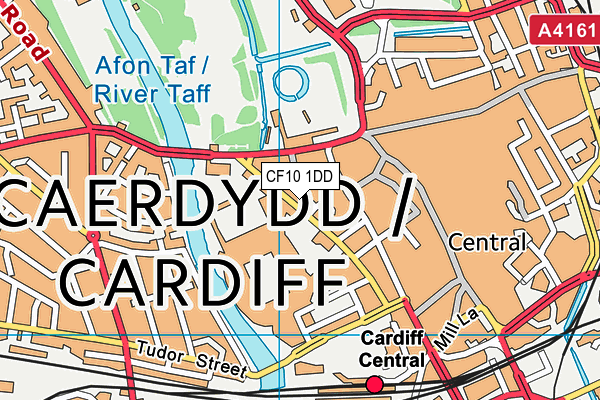 Map of CARDIFF CITY HOUSE LTD at district scale