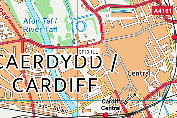 CF10 1UL map - OS VectorMap District (Ordnance Survey)