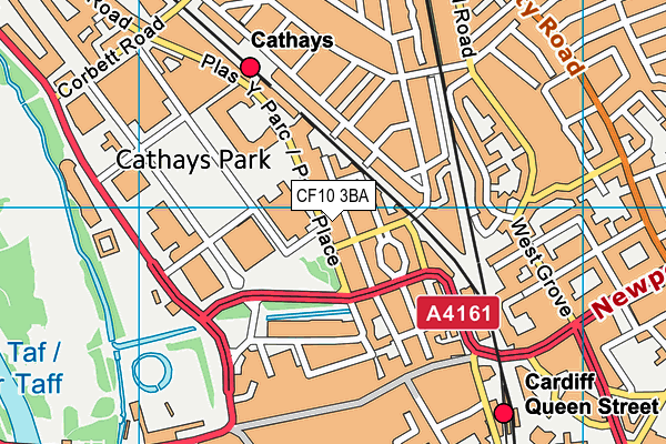 Map of THE URBAN SPACE AND TRAVEL COMPANY LIMITED at district scale