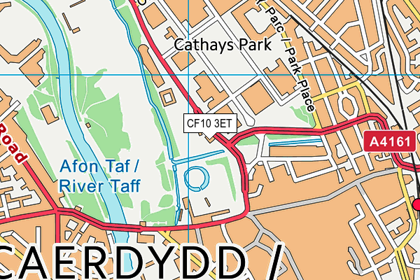 CF10 3ET map - OS VectorMap District (Ordnance Survey)