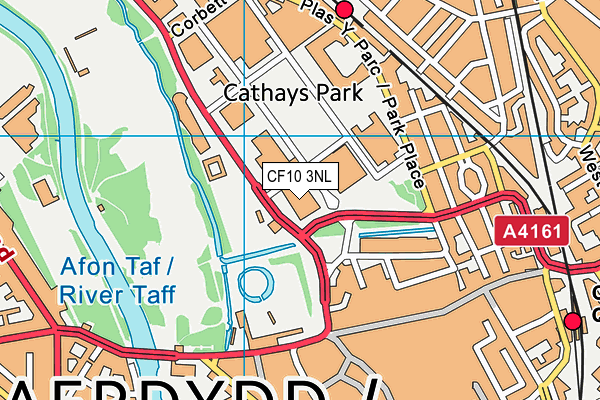 CF10 3NL map - OS VectorMap District (Ordnance Survey)