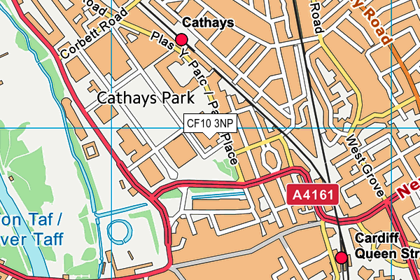 CF10 3NP map - OS VectorMap District (Ordnance Survey)