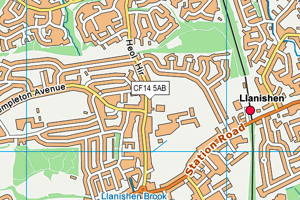 Map of XELF LTD at district scale