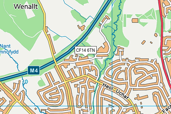 Map of WENALLT HOMES LIMITED at district scale