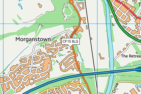 Cf15 8lg Maps Stats And Open Data, Springfield Gardens Morganstown Postcode