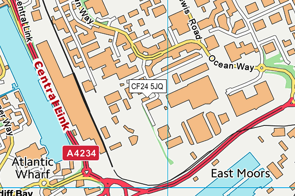 Map of WALES ENVIRONMENTAL HOLDINGS LIMITED at district scale