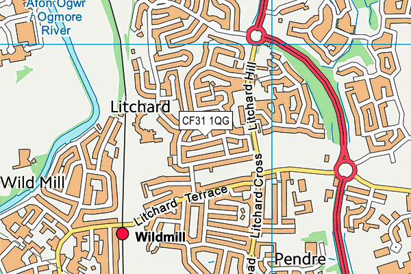 Map of LLANTRISANT FIRESTOP SYSTEMS LTD at district scale