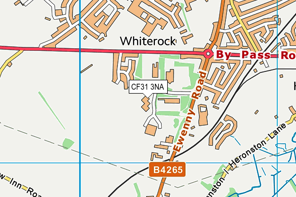 CF31 3NA map - OS VectorMap District (Ordnance Survey)