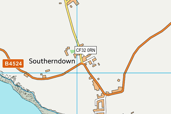 CF32 0RN map - OS VectorMap District (Ordnance Survey)