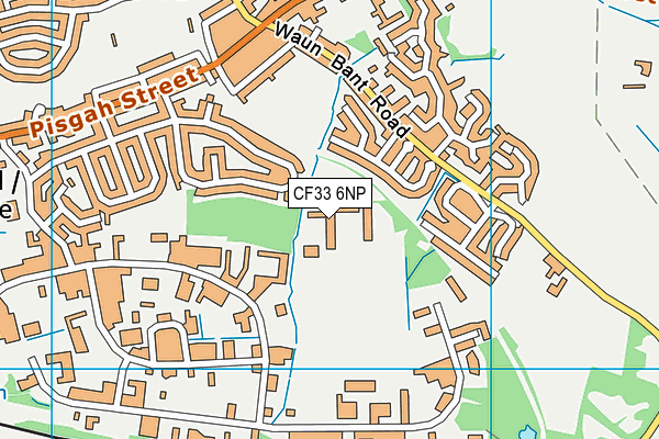 Cynffig Comprehensive School map (CF33 6NP) - OS VectorMap District (Ordnance Survey)