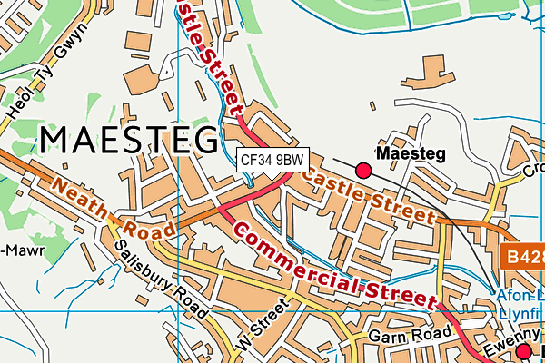 Map of MAESTEG PHARMACY LIMITED at district scale