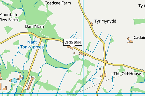 CF35 6NN map - OS VectorMap District (Ordnance Survey)