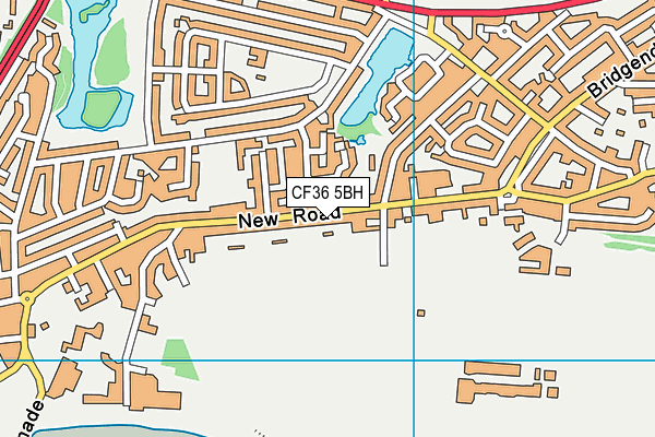 CF36 5BH map - OS VectorMap District (Ordnance Survey)