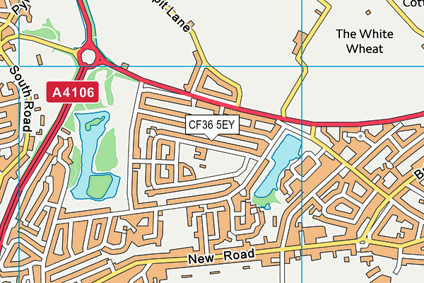 Porthcawl Primary School map (CF36 5EY) - OS VectorMap District (Ordnance Survey)