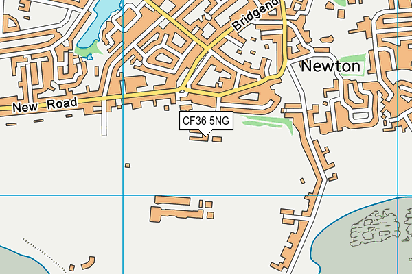 CF36 5NG map - OS VectorMap District (Ordnance Survey)