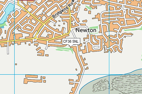 CF36 5NL map - OS VectorMap District (Ordnance Survey)