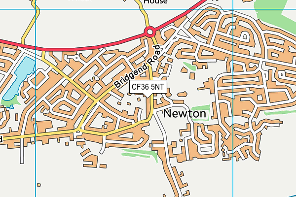 CF36 5NT map - OS VectorMap District (Ordnance Survey)