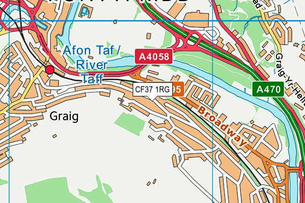 Map of JON THE VAN MAN LTD at district scale