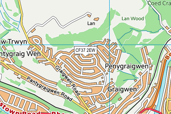 Map of LLWYNCELYN DEVELOPMENTS LIMITED at district scale