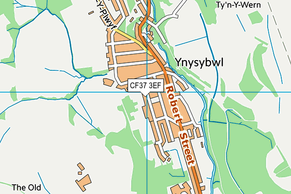 Trerobart Primary School map (CF37 3EF) - OS VectorMap District (Ordnance Survey)
