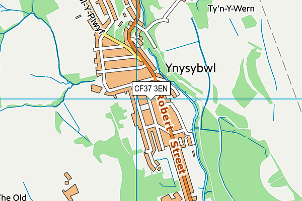 CF37 3EN map - OS VectorMap District (Ordnance Survey)