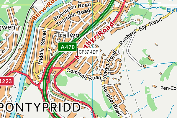 Map of KEITH BUNDY HEATING LIMITED at district scale