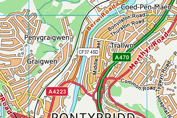 Map of RIVERVIEW RESIDENTIAL LTD at district scale