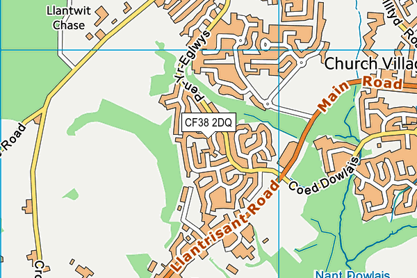 Map of CUEVAROSE LTD at district scale