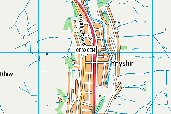 CF39 0EN map - OS VectorMap District (Ordnance Survey)